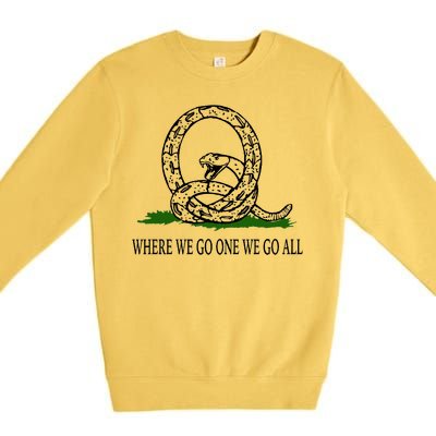 Q Anon Don't Tread On Me Qanon Premium Crewneck Sweatshirt