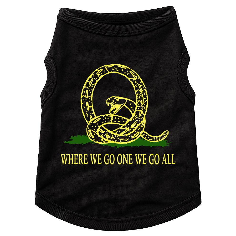 Q Anon Don't Tread On Me Qanon Doggie Tank