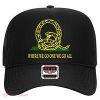Q Anon Don't Tread On Me Qanon High Crown Mesh Back Trucker Hat