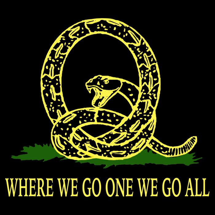 Q Anon Don't Tread On Me Qanon Apron