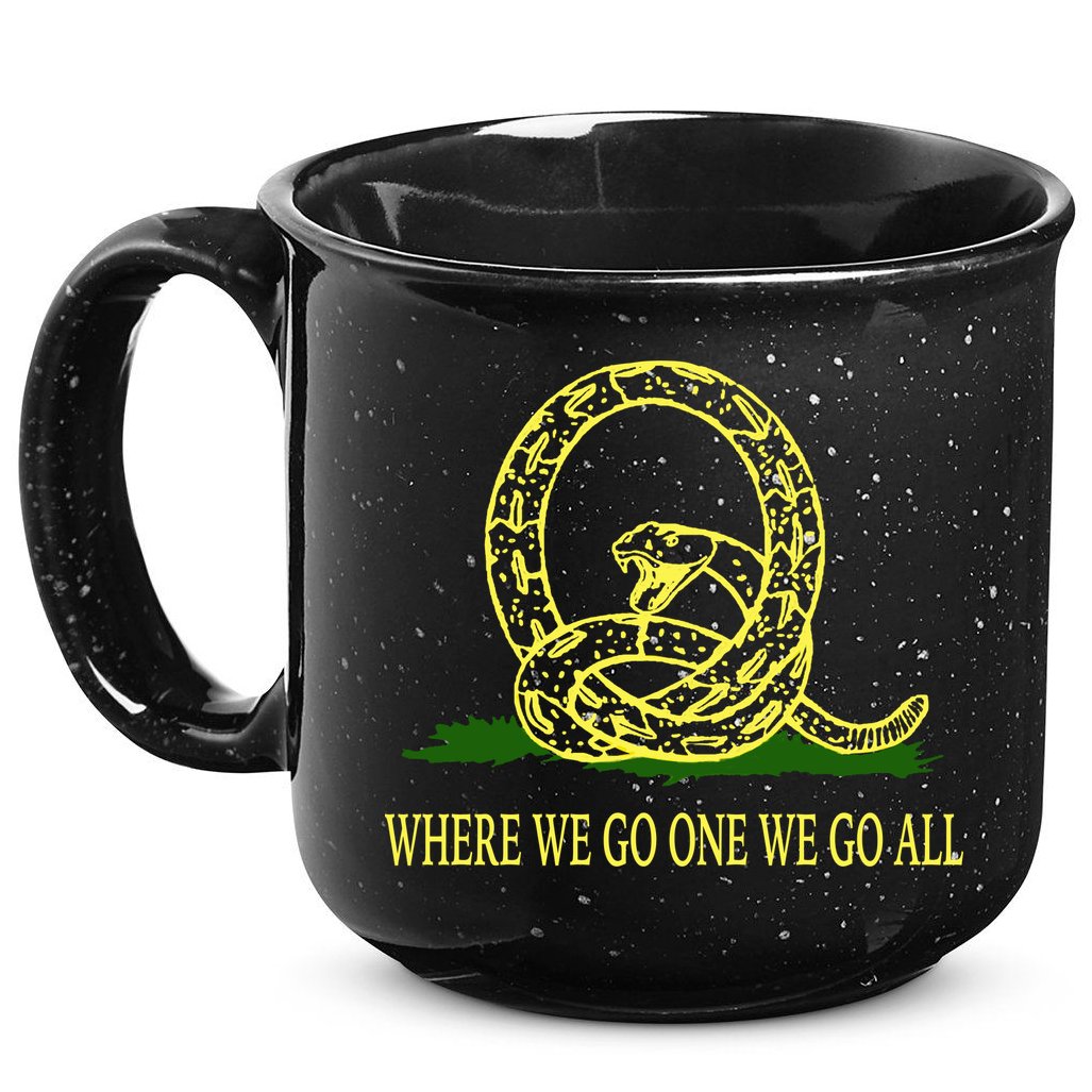 Q Anon Don't Tread On Me Qanon 15oz Campfire Ceramic Mug
