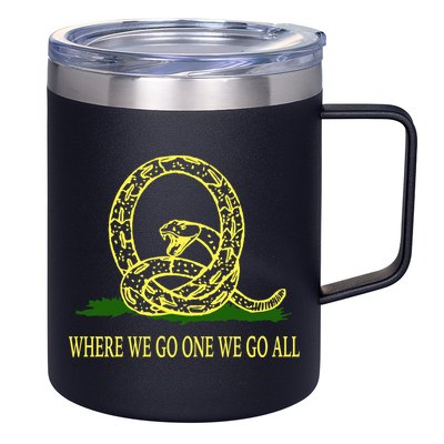 Q Anon Don't Tread On Me Qanon 12oz Stainless Steel Coffee Mug