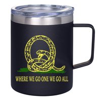 Q Anon Don't Tread On Me Qanon 12oz Stainless Steel Coffee Mug