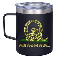 Q Anon Don't Tread On Me Qanon 12oz Stainless Steel Coffee Mug