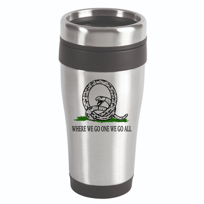 Q Anon Don't Tread On Me Qanon 16oz Travel Tumbler