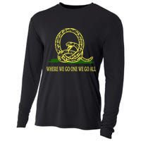 Q Anon Don't Tread On Me Qanon Cooling Performance Long Sleeve Crew