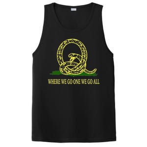 Q Anon Don't Tread On Me Qanon PosiCharge Competitor Tank