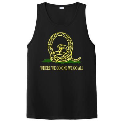 Q Anon Don't Tread On Me Qanon PosiCharge Competitor Tank