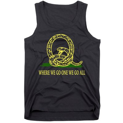 Q Anon Don't Tread On Me Qanon Tank Top