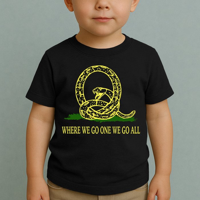 Q Anon Don't Tread On Me Qanon Toddler T-Shirt