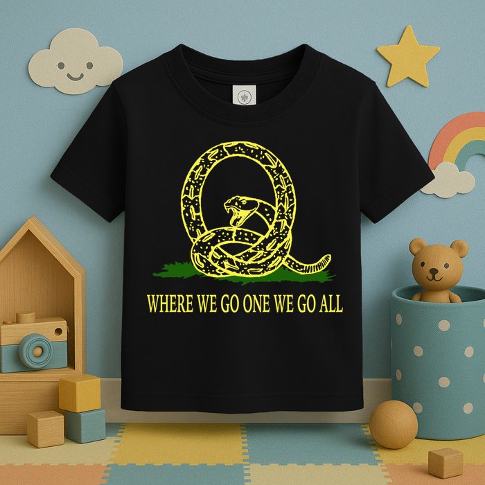 Q Anon Don't Tread On Me Qanon Toddler T-Shirt