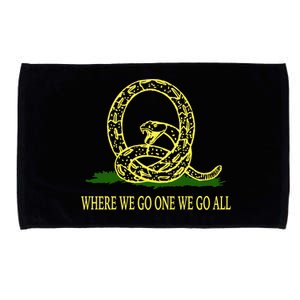 Q Anon Don't Tread On Me Qanon Microfiber Hand Towel