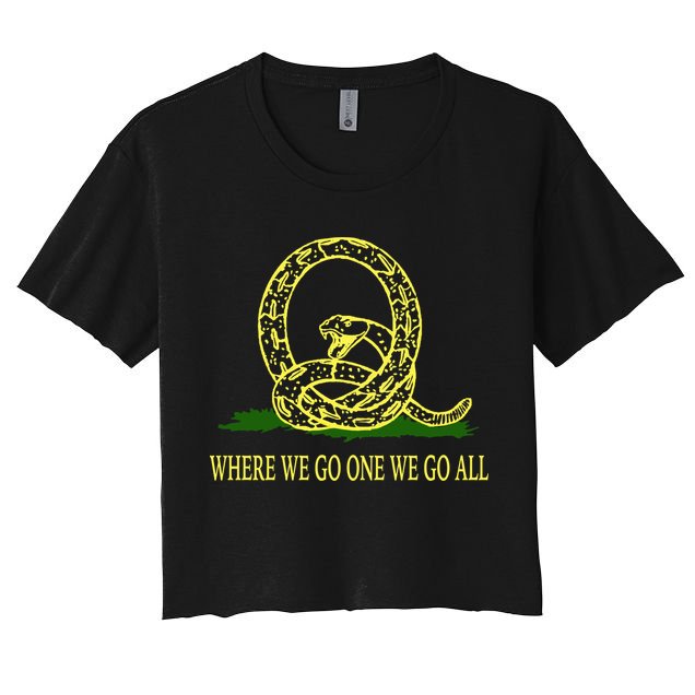 Q Anon Don't Tread On Me Qanon Crop Top