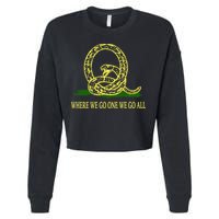 Q Anon Don't Tread On Me Qanon Cropped Pullover Crew