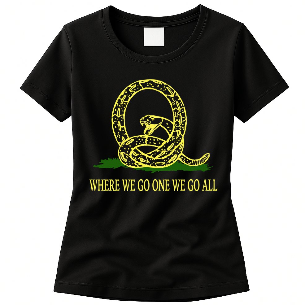 Q Anon Don't Tread On Me Qanon Womens T-Shirt