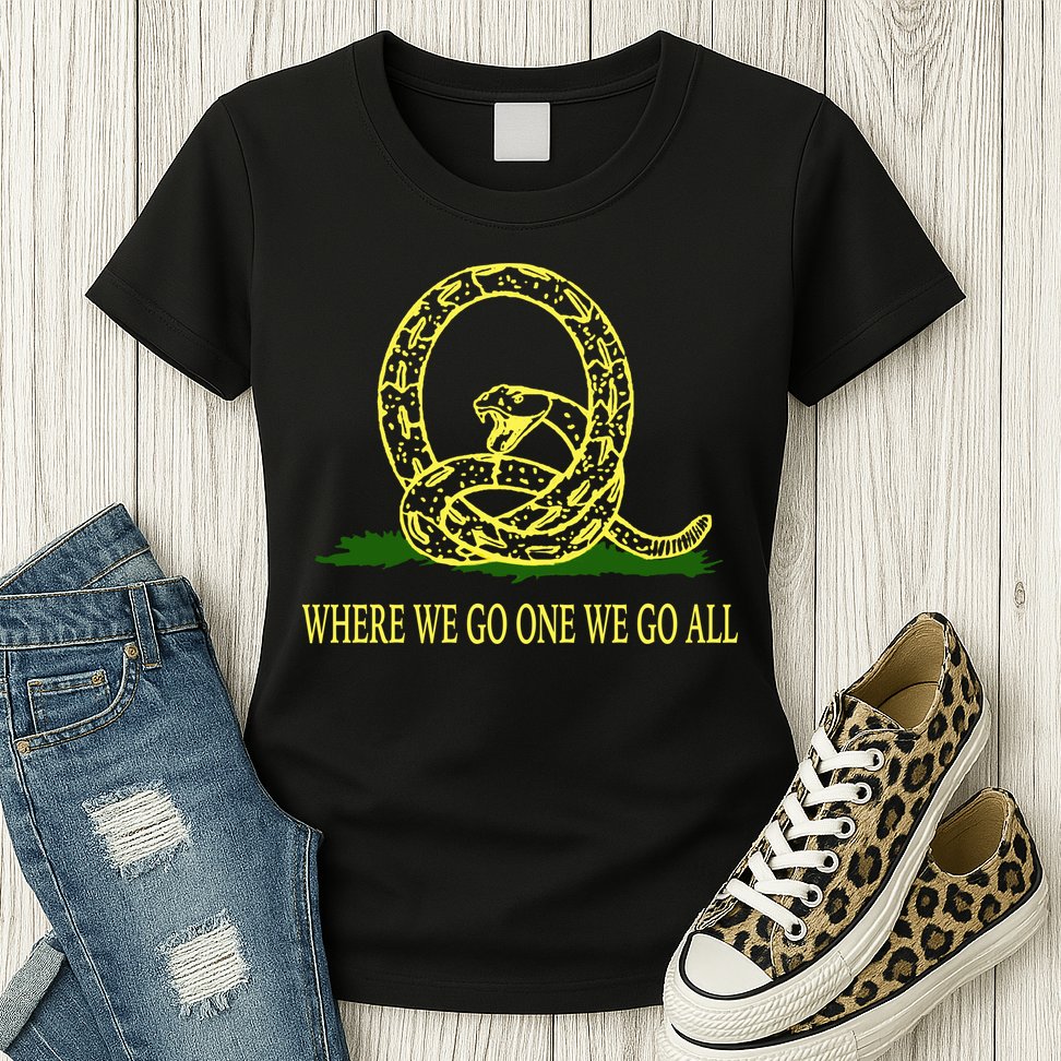Q Anon Don't Tread On Me Qanon Womens T-Shirt