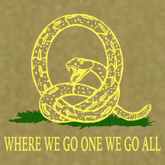 Q Anon Don't Tread On Me Qanon Garment-Dyed Women's Muscle Tee