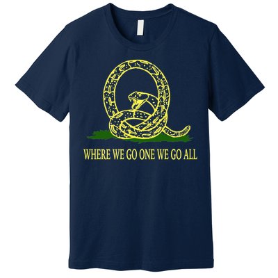 Q Anon Don't Tread On Me Qanon Premium T-Shirt