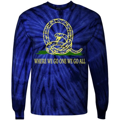 Q Anon Don't Tread On Me Qanon Tie-Dye Long Sleeve Shirt