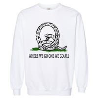 Q Anon Don't Tread On Me Qanon Garment-Dyed Sweatshirt