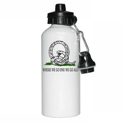 Q Anon Don't Tread On Me Qanon Aluminum Water Bottle