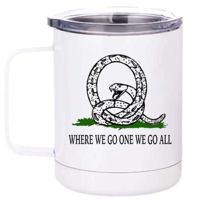 Q Anon Don't Tread On Me Qanon 12 oz Stainless Steel Tumbler Cup