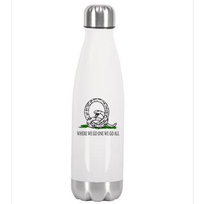 Q Anon Don't Tread On Me Qanon Stainless Steel Insulated Water Bottle