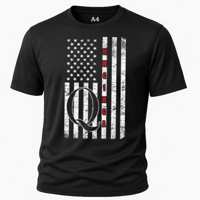 Q-anon Flag Where We Go One We Go All WWG1WGA Performance Shirt