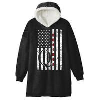 Q-anon Flag Where We Go One We Go All WWG1WGA Hooded Wearable Blanket