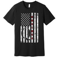 Q-anon Flag Where We Go One We Go All WWG1WGA Premium T-Shirt