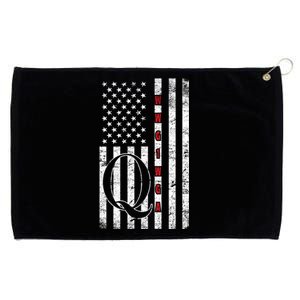 Q-anon Flag Where We Go One We Go All WWG1WGA Grommeted Golf Towel