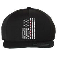 Q-anon Flag Where We Go One We Go All WWG1WGA Wool Snapback Cap