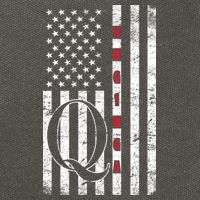 Q-anon Flag Where We Go One We Go All WWG1WGA Cotton Canvas Backpack