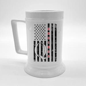 Q-anon Flag Where We Go One We Go All WWG1WGA Beer Stein