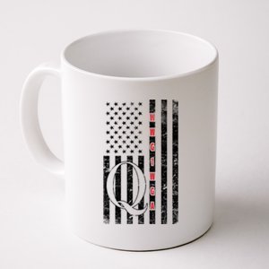 Q-anon Flag Where We Go One We Go All WWG1WGA Coffee Mug