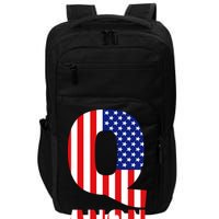 Q Anon Patriotic USA Flag Impact Tech Backpack