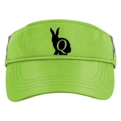 Q-anon Rabbit Logo Adult Drive Performance Visor