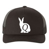 Q-anon Rabbit Logo Yupoong Adult 5-Panel Trucker Hat