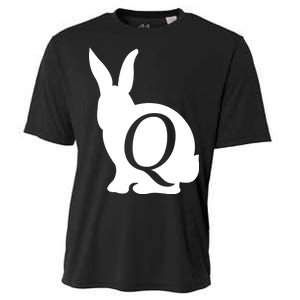 Q-anon Rabbit Logo Cooling Performance Crew T-Shirt