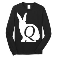 Q-anon Rabbit Logo Long Sleeve Shirt