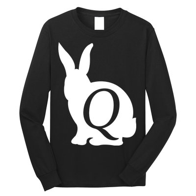 Q-anon Rabbit Logo Long Sleeve Shirt