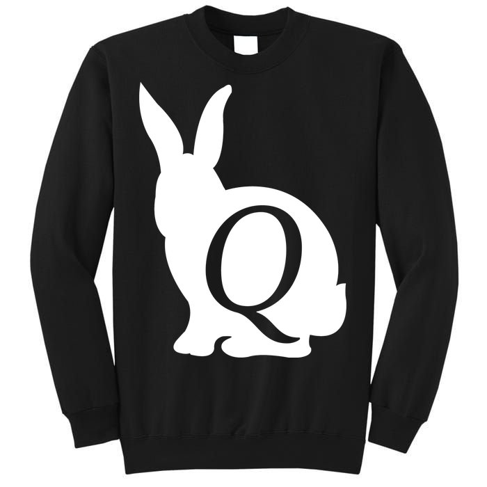 Q-anon Rabbit Logo Sweatshirt