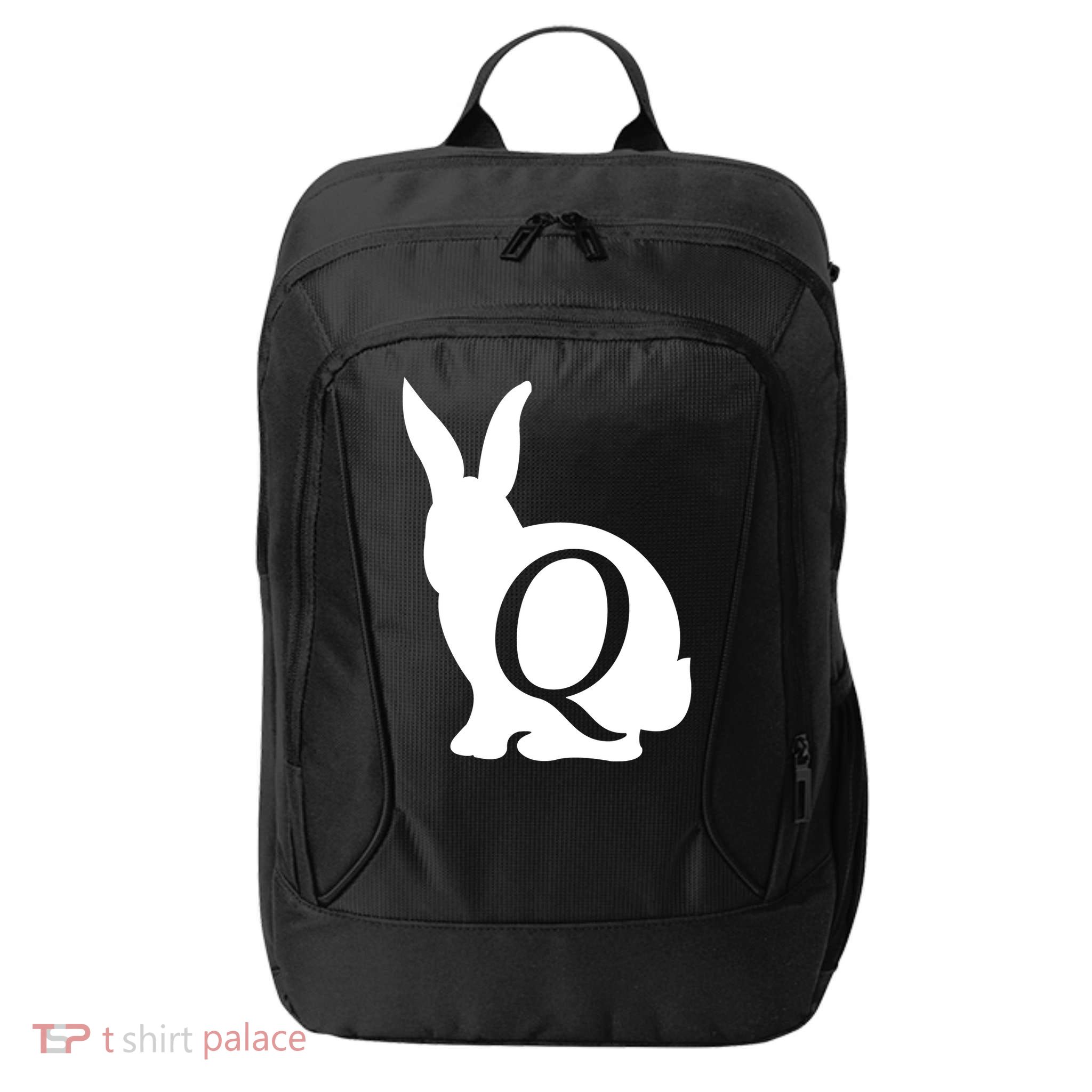Q-anon Rabbit Logo City Backpack