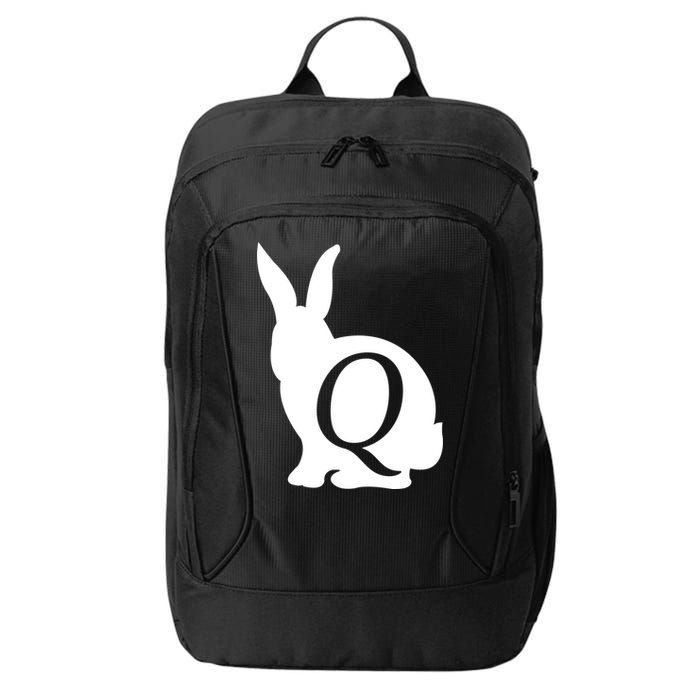 Q-anon Rabbit Logo City Backpack
