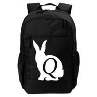 Q-anon Rabbit Logo Daily Commute Backpack