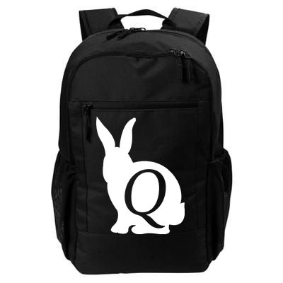 Q-anon Rabbit Logo Daily Commute Backpack