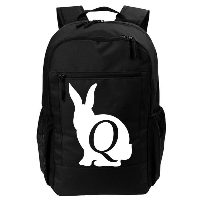 Q-anon Rabbit Logo Daily Commute Backpack