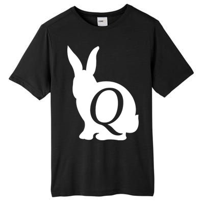 Q-anon Rabbit Logo Tall Fusion ChromaSoft Performance T-Shirt