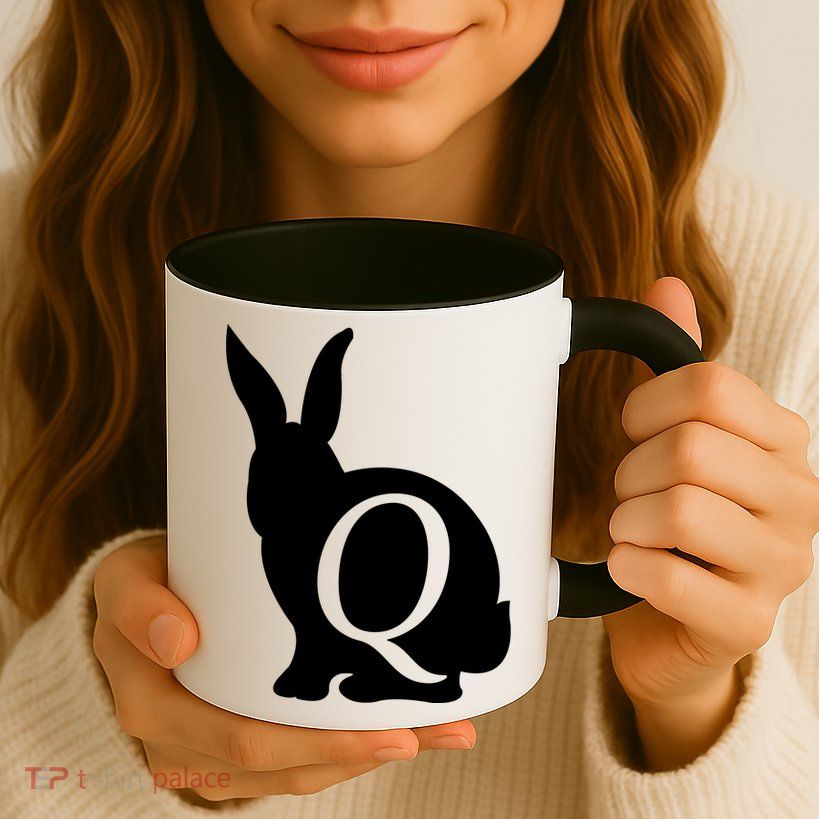 Q-anon Rabbit Logo Mug