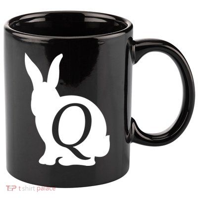 Q-anon Rabbit Logo 11oz C Handle Ceramic Mug